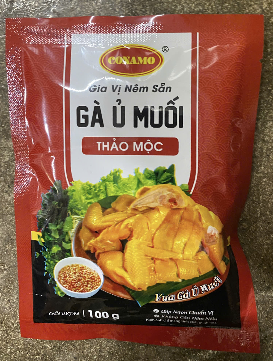 Thùng gà ủ muối conamo ( 4 hộp x 1 kg )